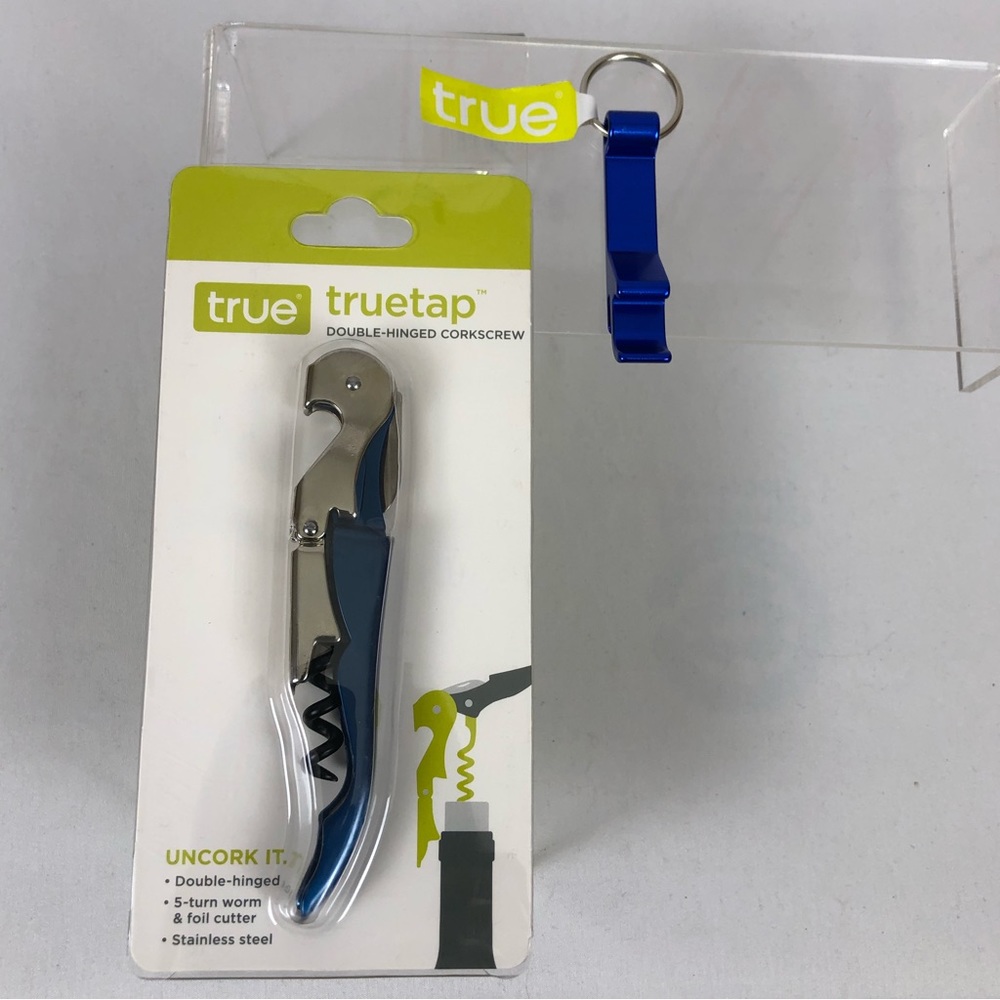 TrueTap Double Hinge Corkscrew and Bottle Opener